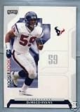 2006 Playoff NFL Playoffs 143 DeMeco Ryans - Rookie Card (RC) / Houston Texans / Football Cards - In Protective Top Loader - Sports Trading Cards Collecting