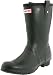 Hunter Men's Original Short Boot,Dark Olive,10 M US (9 UK)