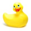 Big Teaze Toys Yellow Rubber Ducky Bath & Shower Massager