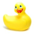 Big Teaze Toys Yellow Rubber Ducky Bath & Shower Massager
