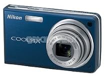 Nikon Coolpix S550 10MP Digital Camera with 5x Optical Zoom (Cool Blue)