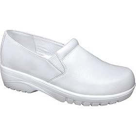 Cherokee Workwear Women's Peacock Footwear Durable Leather Step-In Shoes