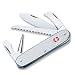 Victorinox Swiss Army Pioneer Harvester Pocket Knife (Silver Alox Ribbed)