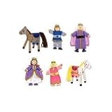 Melissa & Doug Royal Family Wooden Doll Set