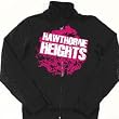 HAWTHORNE HEIGHTS - Dissolve And Decay - Black Zip Up Jogger Fleece / Track Jacket