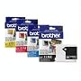 Brother LC51 (LC-51 / LC 51) 4 Pack Printer Ink Cartridges - Black, Cyan, Magenta, Yellow - for Brother Printers: DCP 130c, Intellifax 1360, 1860, 196