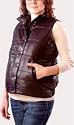 Motherhood Maternity: Quilted Puffer Micro Fiber Maternity Vest