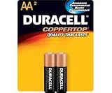 Duracell Alkaline Battery Retail Packs - AA, 2 Pack - Model AA2 DURACELL Alkaline Batteries