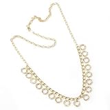14K Gold 18 Cerchi Magic Collier Necklace