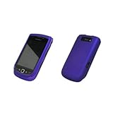 Blackberry Torch 9800 Purple Rubberized Hard Cover Crystal Case