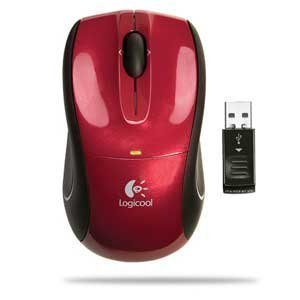 Logicool V-320RD コードレスオプティカルマウスフォアノートブック V-320RD