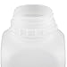 12oz Natural HDPE Plastic Beverage Container/Bottle with Tamper Evident Snap-Screw Lids/Caps (pack of 10)