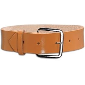 Buy Athletic Specialties 1 1 2 Leather Uniform Belt - ( sz. XL, Gold ) by Athletic Specialties