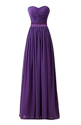 Lace-Up Sweetheart Floor Length Corset   Waistline Bridesmaid Dress 