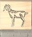Nubian Goat Rubber Stamp