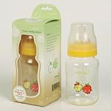 Momo Baby Wide Neck 8oz BPA-Free Plastic Feeding Bottle - 3-Pack Blue Yellow Green