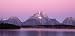 Purple Mountains & Lake - Window Graphic 18 x 52
