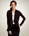 Ann Taylor Women's Aubergine Cascade Cardigan