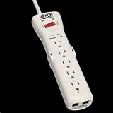 Tripp Lite SUPER7TEL 7-Outlet Surge Protector (2470 Joules, Tel)