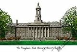 Penn State Nittany Lions NCAA 14" x 10" Limited Edition Lithograph (Unframed)