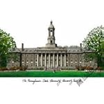 SAVE $18.64 - Penn State Nittany Lions NCAA 14" x 10" Limited Edition Lithograph (Unframed) $50.36
