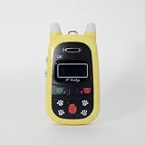 Kinderhandy iBaby A88 Gelb mit schwarzen Pfötchen, Firewall und Ortung
