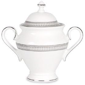 Waterford Carina Platinum Covered Sugar Bowl by Sugar Bowls