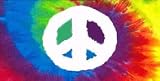 Airbrushed License Plate - Peace Sign on Tye Dye - #921