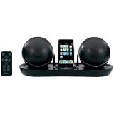 Jensen JISS-585 Universal Docking Station for iPod with RF Wireless Speakers (Black)