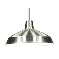 Nuvo Lighting 76/661 Warehouse Pendant 16-inch shade, Brushed Nickel