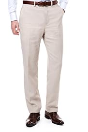 Collezione Linen Miracle™ Flat Front Trousers