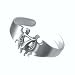 Jewelry : LUCKY SEVEN HORSESHOE Silver Tone PEWTER Cuff BRACELET