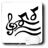 Music - G Clef and Musical Notes - Mouse Pads
