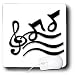 Music - G Clef and Musical Notes - Mouse Pads