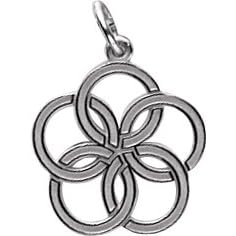 Five Golden Rings Charm by Rembrandt Charms