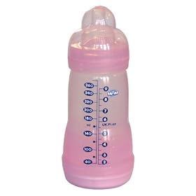 Mam 260Ml Ultivent Bottle Triple Pack Pink