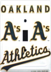 Oakland Athletics Light Switch Cover (single)