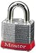 # 3 Master Lock --Individually Keyed-- Red Bumper (3/4 Shackle) Individually Keyed La...