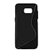 BONGEEK Galaxy S7 Edge Case, [Works with Samsung Galaxy S7 Edge Screen Protector] [Two Free Screen Protectors Included] Premium Slim Fit SoftGel Flexible TPU Case - Black