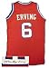 Julius Dr. J Erving Signed Authentic Philadelphia 76Ers Red Jersey