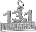 Half Marathon Charm by Rembrandt Charms