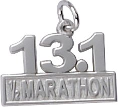 Childrens Toyshop  Jewelry : Half Marathon Charm by Rembrandt Charms