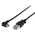 StarTech.com Mini USB Cable - A to Right Angle Mini B - 6 Feet (USB2HABM6RA)