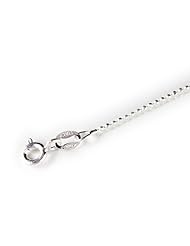 Pracha Silver Sterling Silver Bead 120 Chain (Diamond Cut)