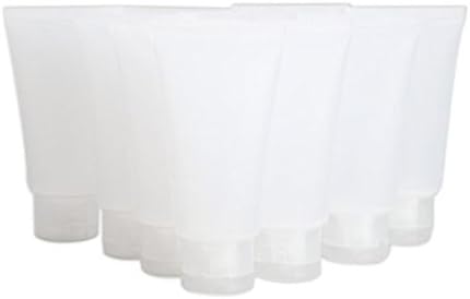 Colomily Dull Polish Empty Cosmetic Soft Tube Make up Container Min (15g*10pcs)