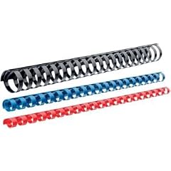 Leitz 10972 Plastikbinder�cken, A4, Kunststoff, 16 mm, 145 Blatt, 100 St�ck, schwarz