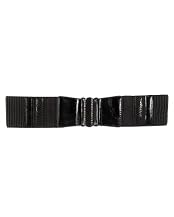 Snake & Patent Stretch Belt