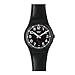 Swatch Women's GB750 Quartz Black Dial Plastic Measures Seconds Watch