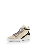 WOZ? Zapatillas abotinadas (Beige / Negro / Gris)