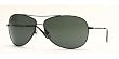 Ray-Ban RB 3272 006 Matte Black Sunglasses With Crystal Green Lenses- 58mm